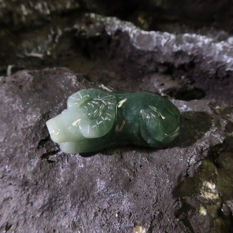 [JAI-1080] 特色油青種牛牛扭轉乾坤小擺件 [單]