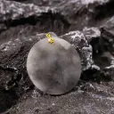 山水墨烏雞圓無事牌18K吊墜