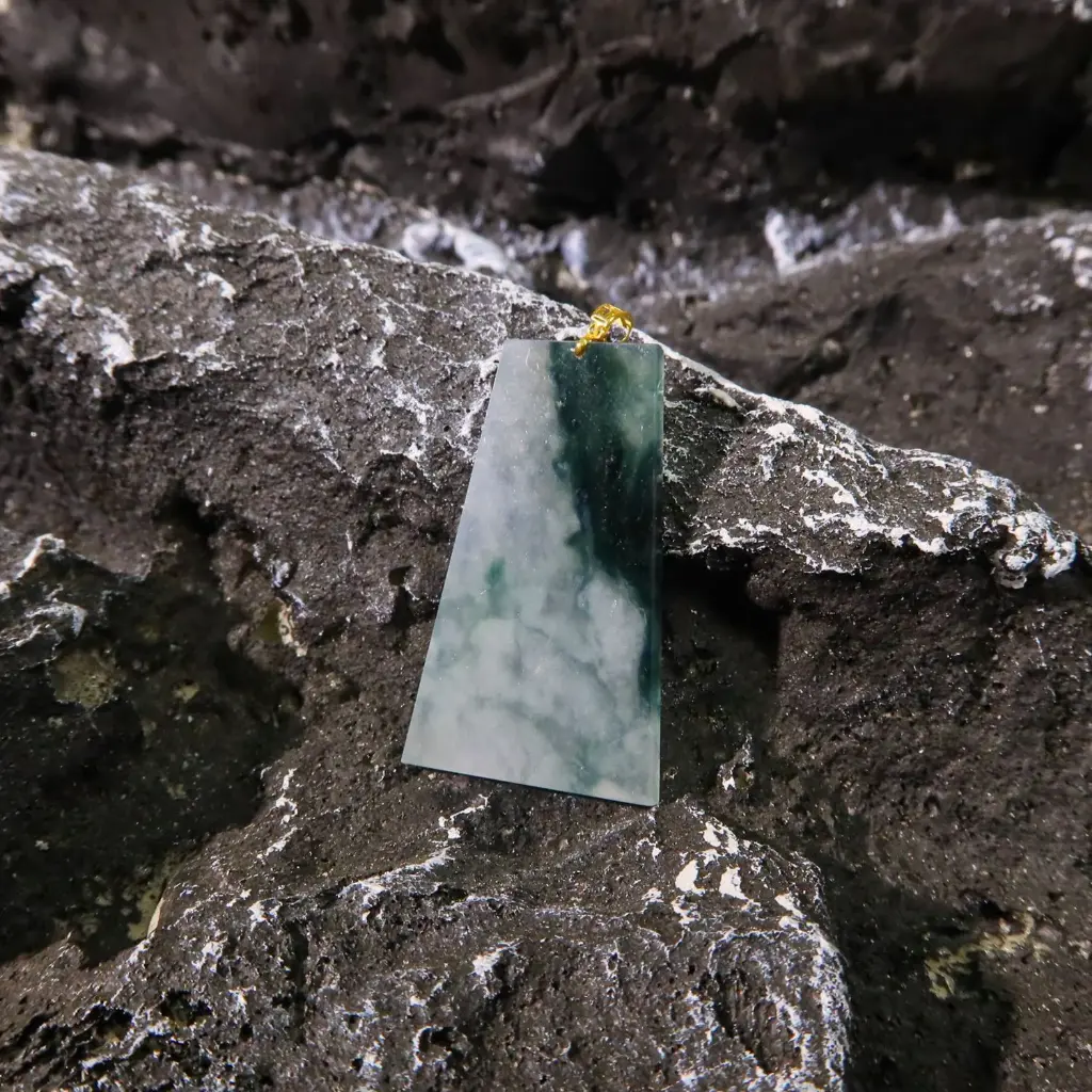 [SP-JCG-02986] 冰飄藍水花無事牌18K