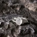 白冰玻木那橢圓蛋面戒指