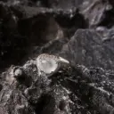 木那雪花綿白冰桃心戒指
