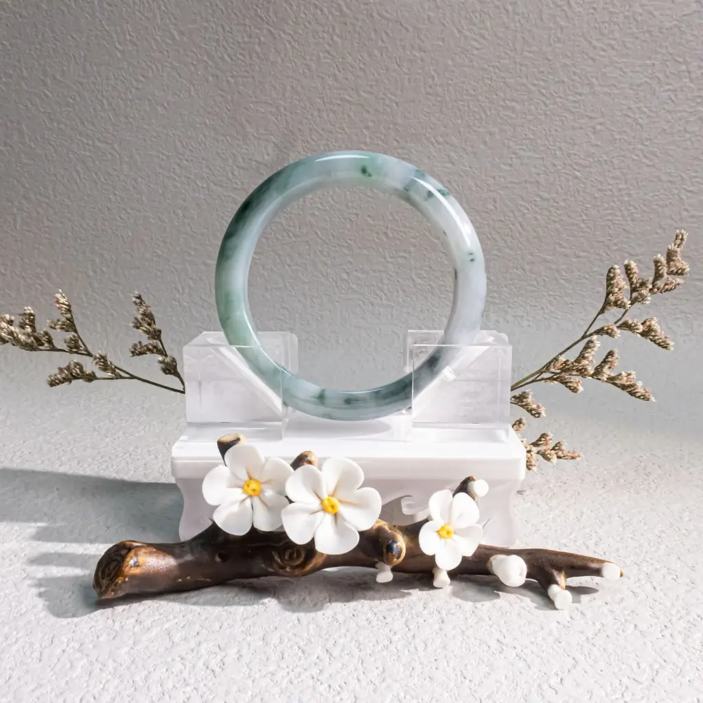 [SJAI-05980] 綠底飄花正圈57.4mm