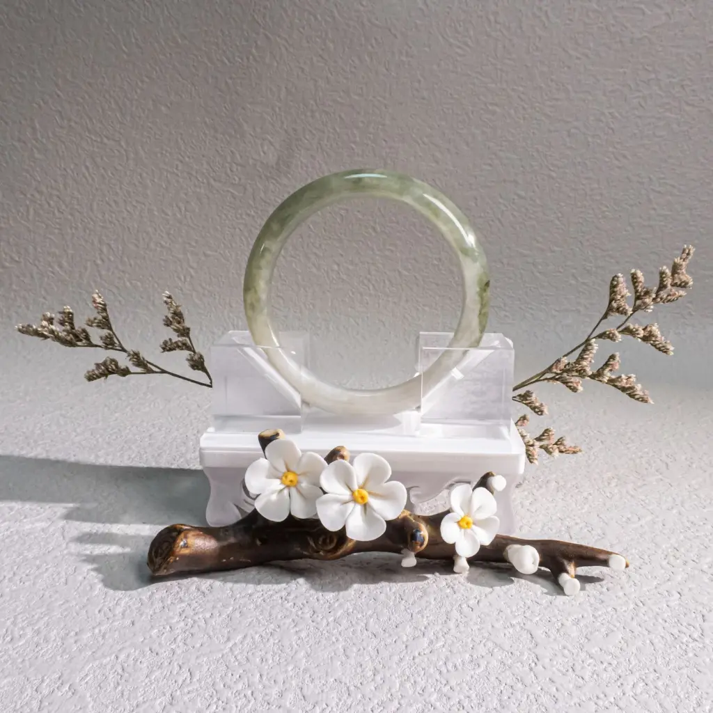 [SJJD-02380] 抹茶綠半山水正圈57mm